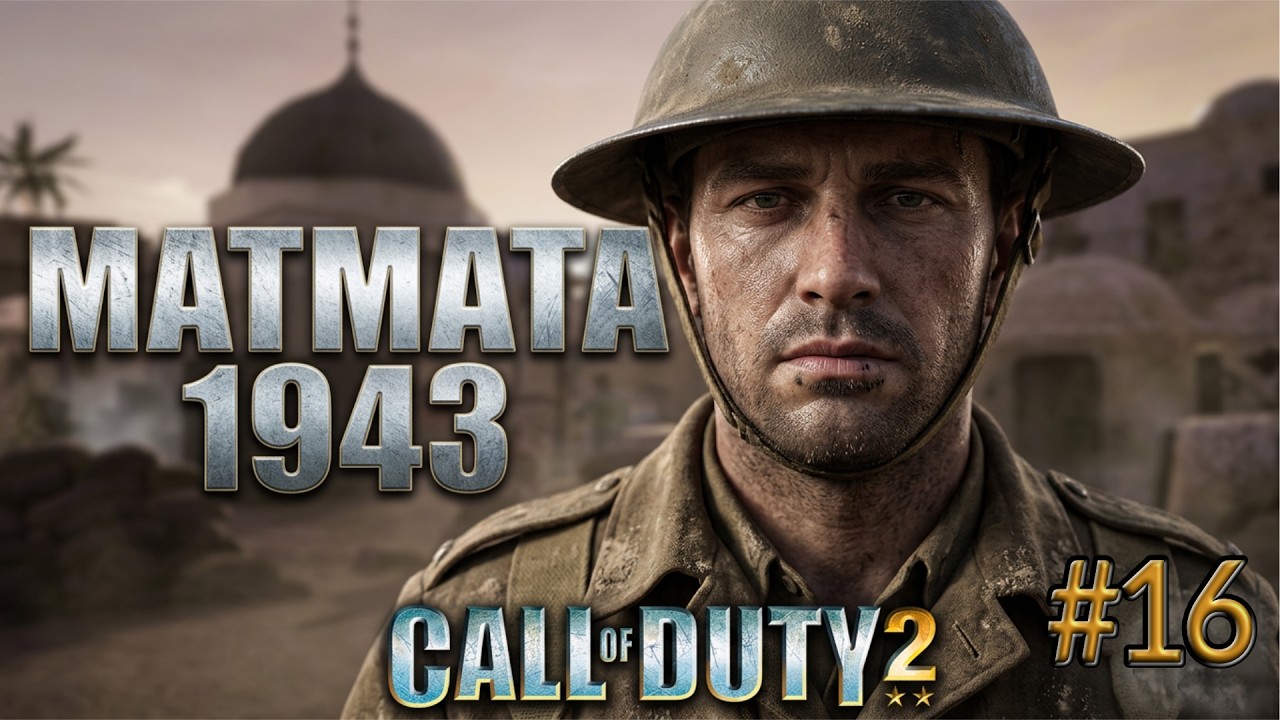 Asalto a Matmata | Túnez 30 Marzo 1943 | CALL OF DUTY 2 | 4K