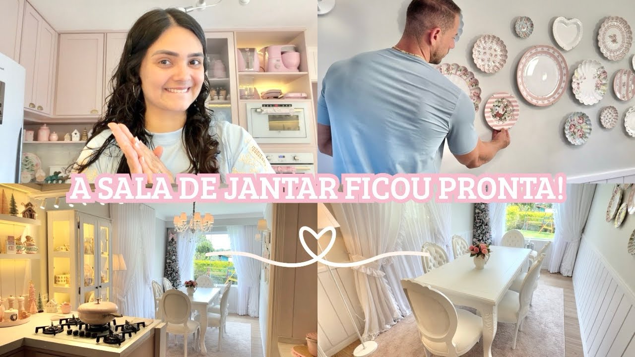 VOLTEI COM MUITAS NOVIDADES! A SALA DE JANTAR ESTÁ PRONTA! FICOU UM SONHO 🥹 - Bianca Amor de Casinha