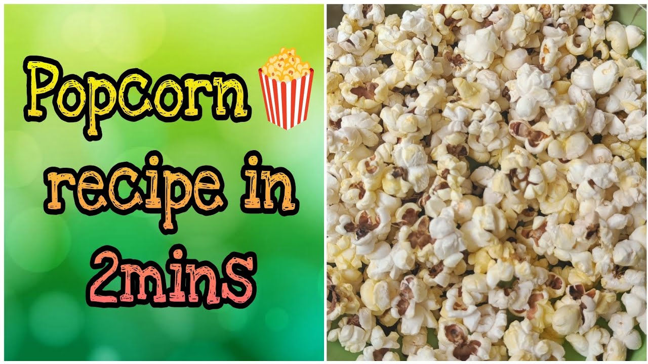 Popcorn Recipe🍿instant recipe in 2mins🥰#telugucooking #popcorn #kidssnacksrecipe #popcorn_recipe