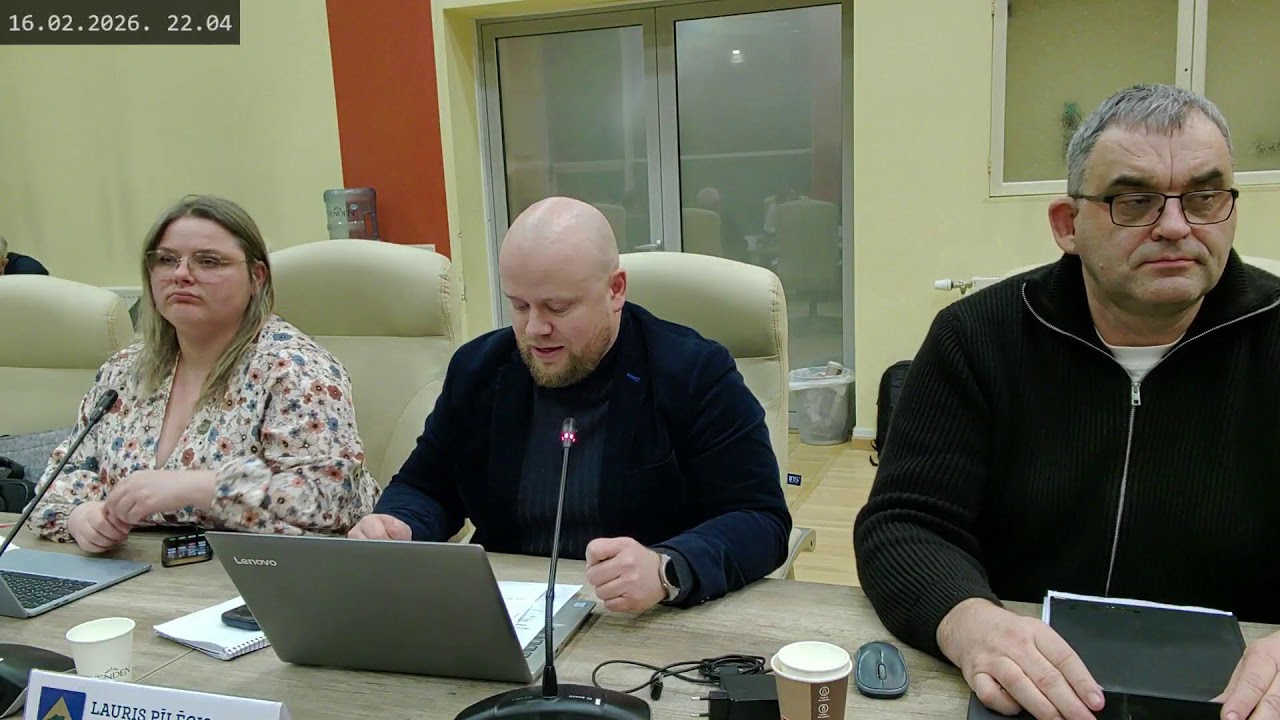 Talsu novada pašvaldības domes sēdes 16.02.2026. plkst. 9.30 turpinājums