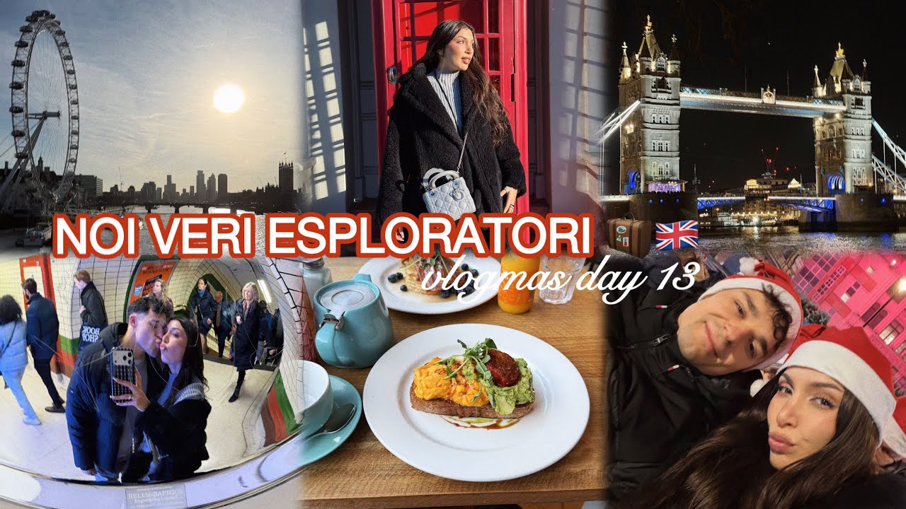 MOLTO CIBO E TOUR DI LONDRA 🎄✨🇬🇧 #vlogmas DAY13 | MelissaTani 