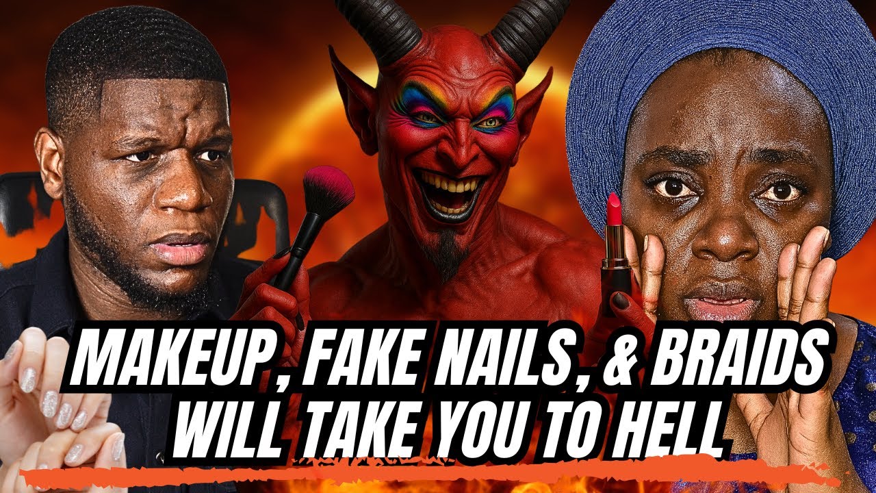 “Makeup, Braids & Fake Nails Will Send You to HELL” — African Woman’s Warning From God!