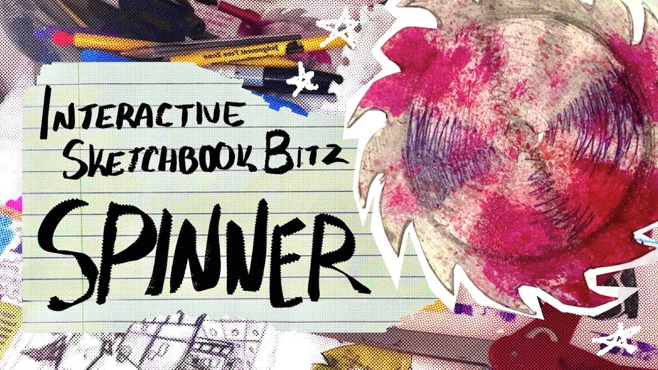 How 2 Make a SPINNER &bull; [INTERACTIVE SKETCHBOOK BITZ]