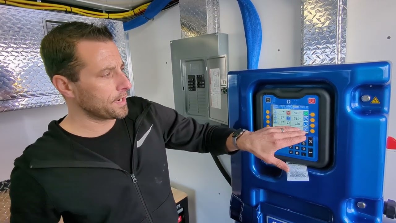 Graco E30 Spray Foam Rig - Quick Run Through of Startup & Shutdown