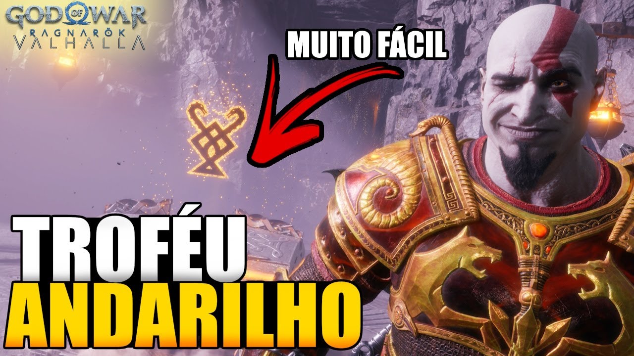 TROFÉU ANDARILHO COMO CONSEGUIR FÁCIL ? - God of War Ragnarok Valhalla