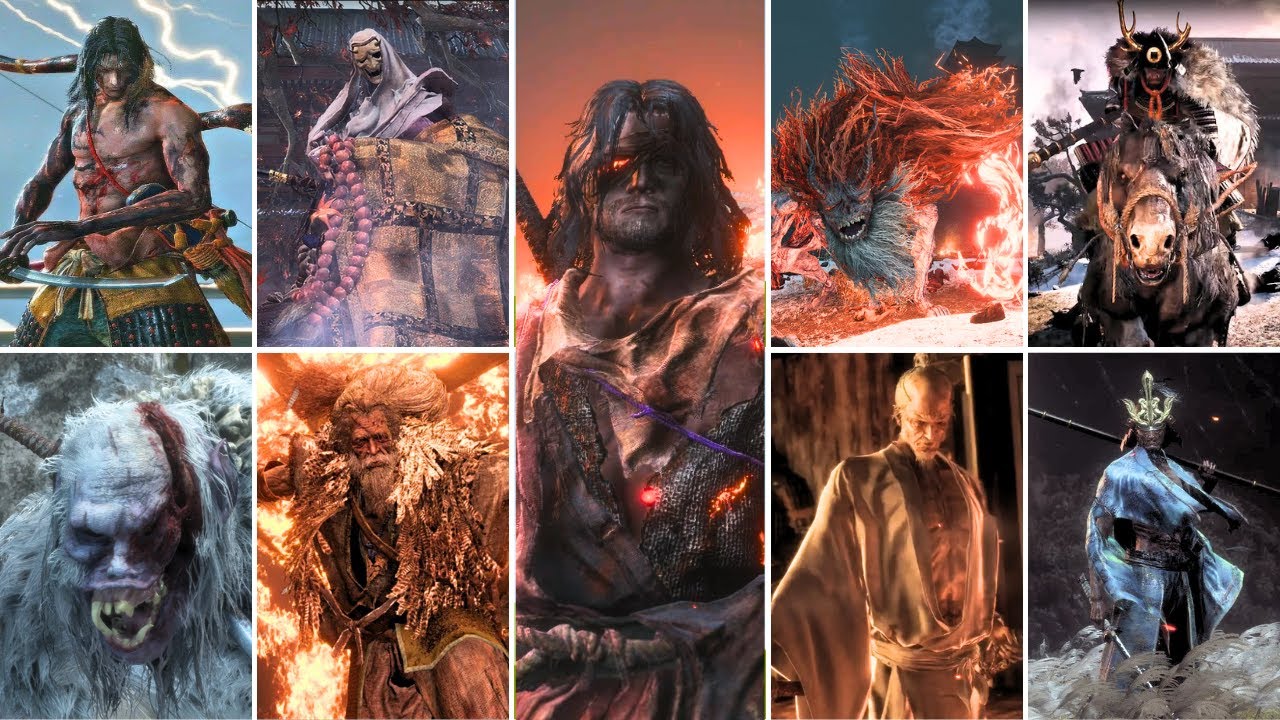 Sekiro: All Bosses No Hesitation Fast Kill [Epic Gameplay]