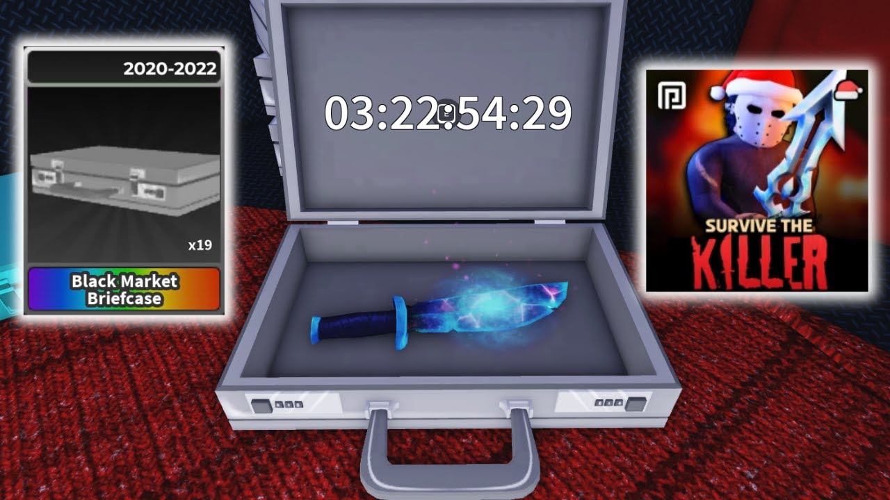 [HUGE] Black Market Briefcase Unboxing / Survive The Killer / Winter Update 2024