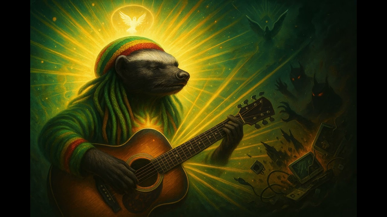 HONEYBADGER - Grønn fasade 