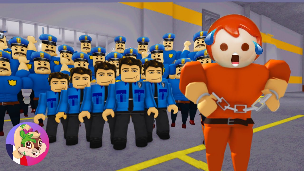 Que fait Emma en prison!😱 Échapper à la police!🤣 La famille Playmobil Vogel | Roblox Obby