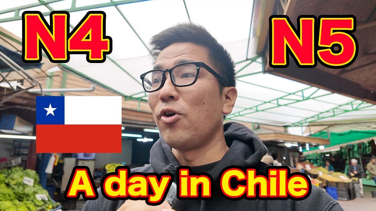 【N5-N4】Easy Japanese immersion practice / This is a day in a countryside of Chile