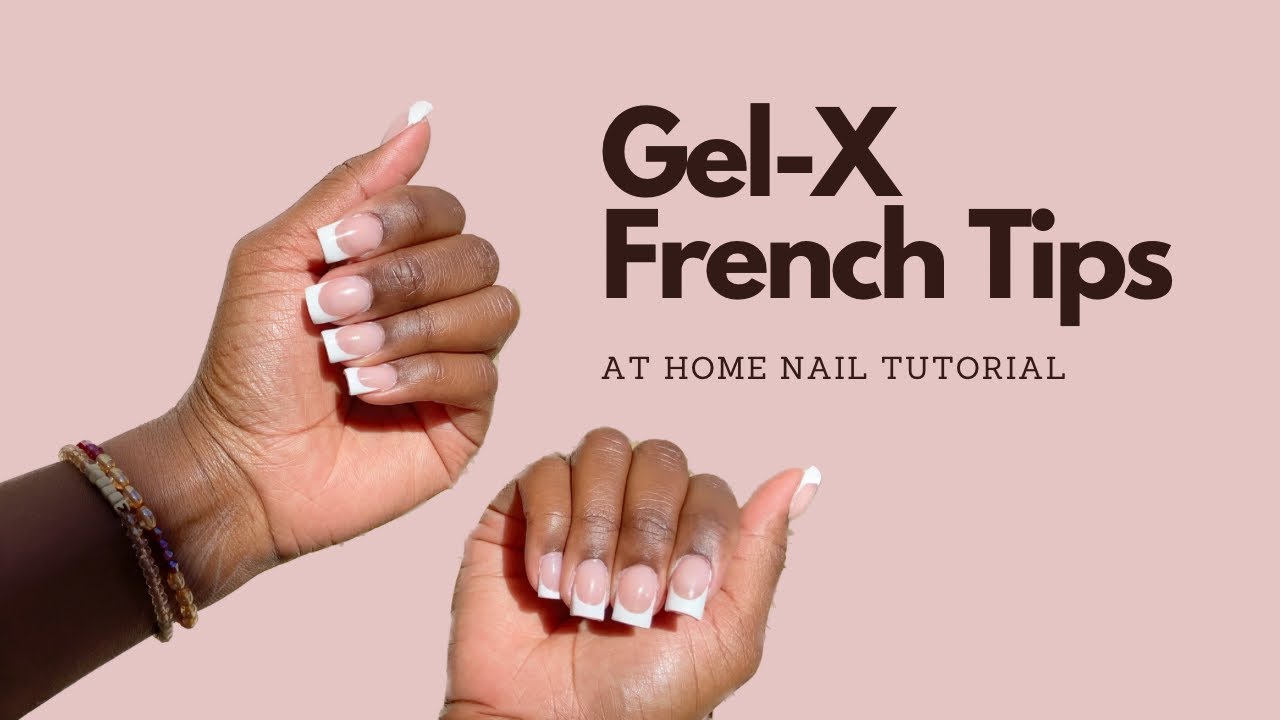 How to achieve the perfect french tip | Gel-X Nail Tutorial