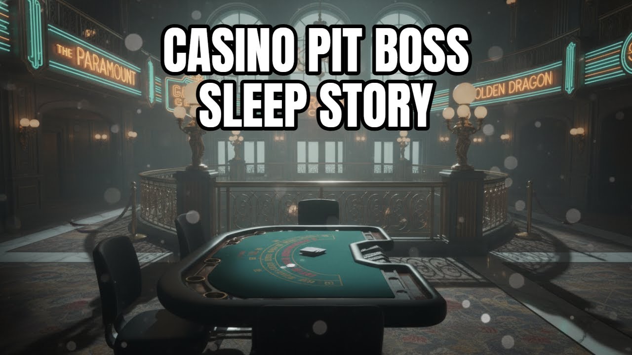 Sleep Story | Casino Night Shift Pit Boss | Calm Whisper for Deep Sleep (35 Min)