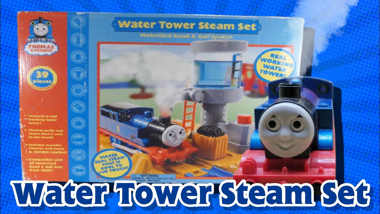 WATER TOWER STEAM SET REVIEW - STEAM ALONG THOMAS || PeterSam24