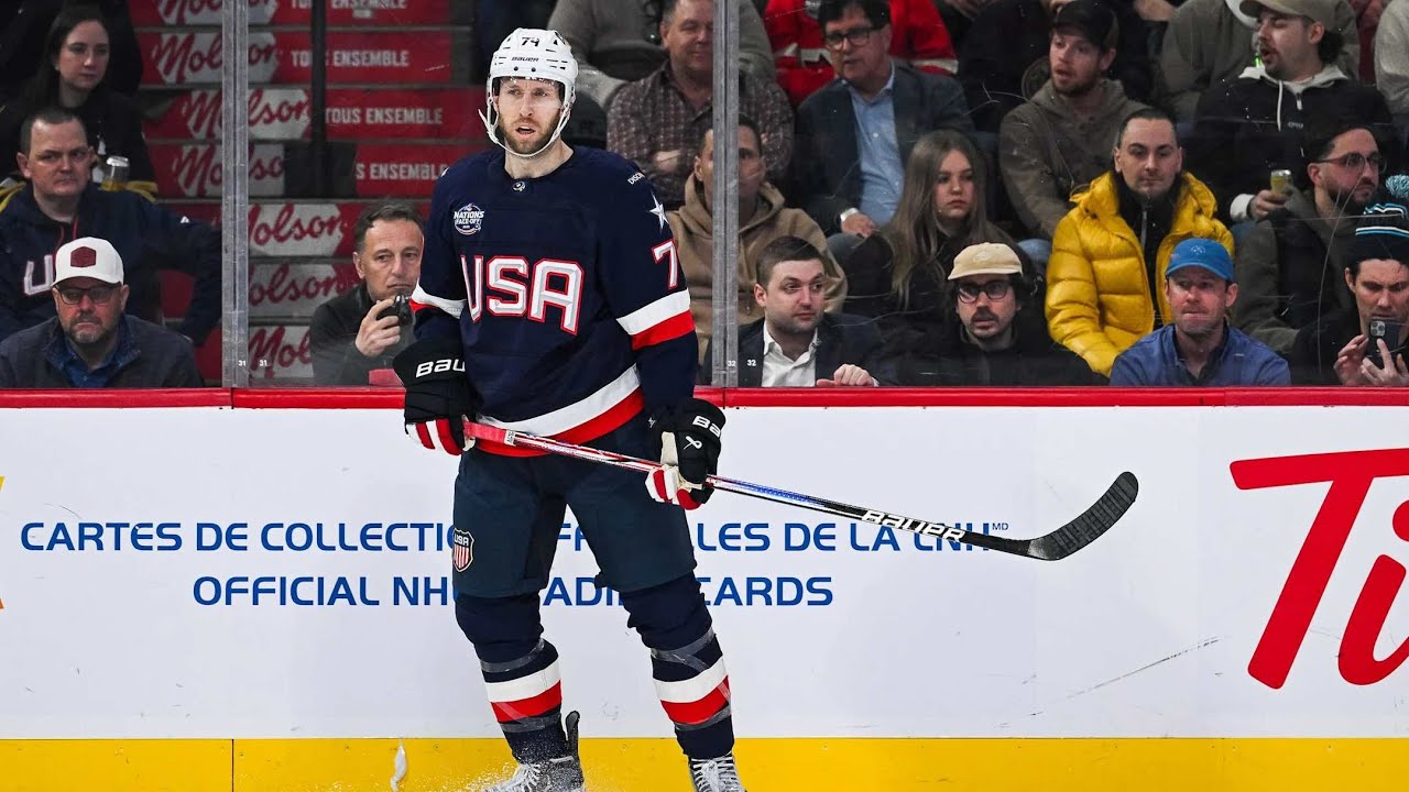 Jaccob Slavin Defensive Plays in Four Nations Final