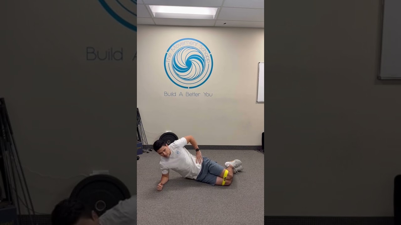 Side plank clam