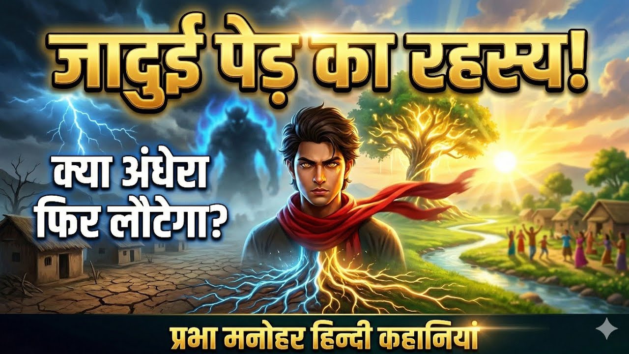 🔴 04. जादुई पेड़ का रहस्य | रहस्यमयी गांव की प्रेरणादायक हिंदी कहानी | Magical Tree Story | #hindi