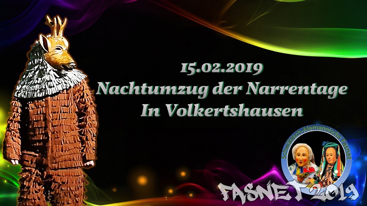 15.02.2019 Nachtumzug der Narrentage in Volkertshausen