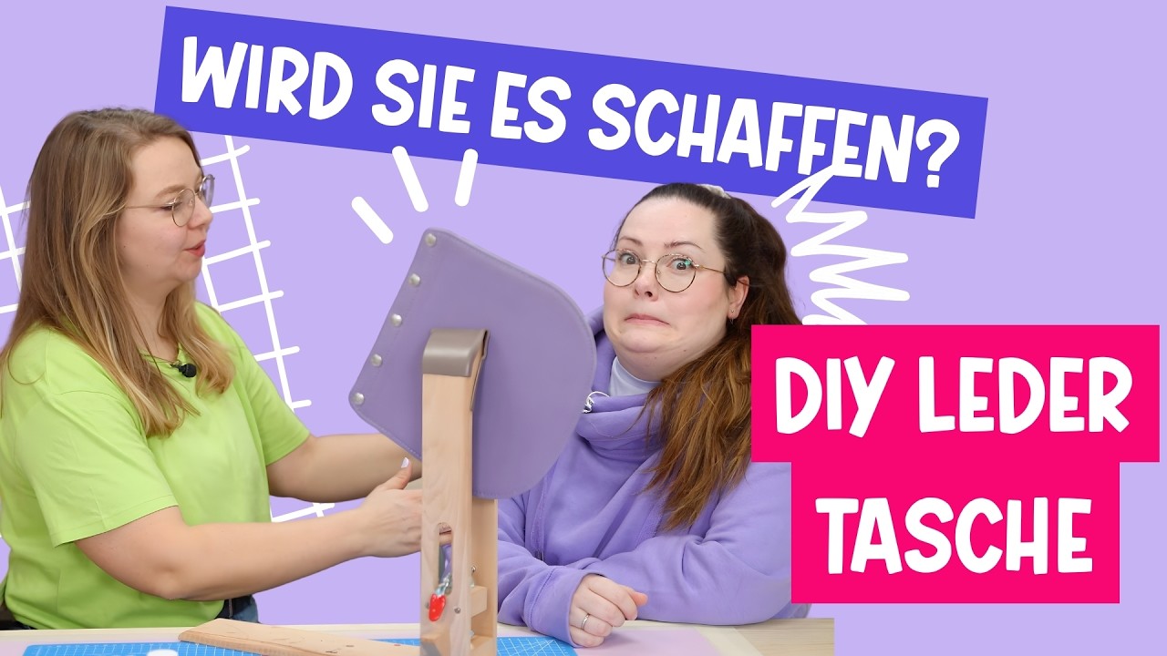 Das passiert, wenn du versuchst eine Designer-Leder-Handtasche selbst zu n&auml;hen...