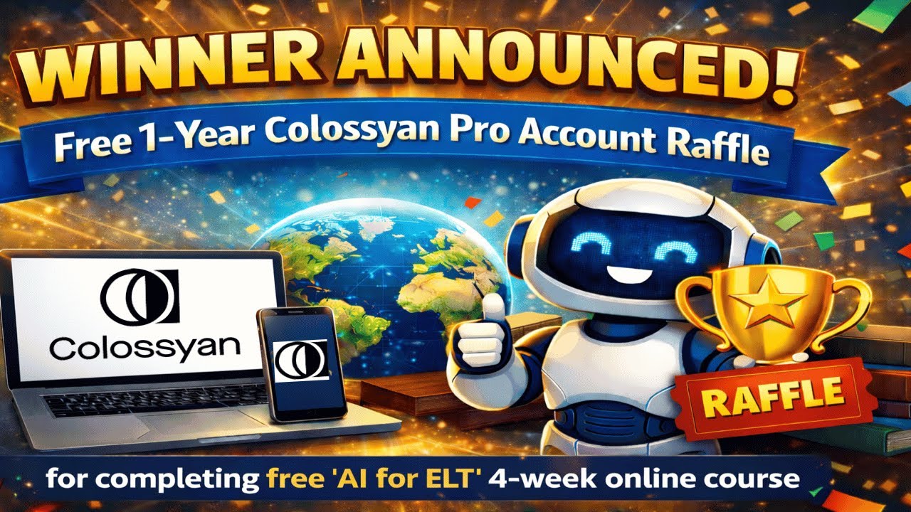 AI for ELT Raffle: Win a One-Year Pro Colossyan Account | Free Educator PD