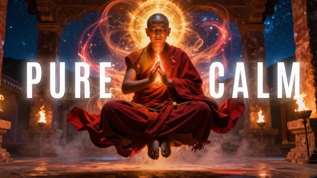 You’re Not “Tired”… You’re Overstimulated ⚠️ 528Hz Tibetan Sound Bath for Deep Calm NOW 🔔🌌