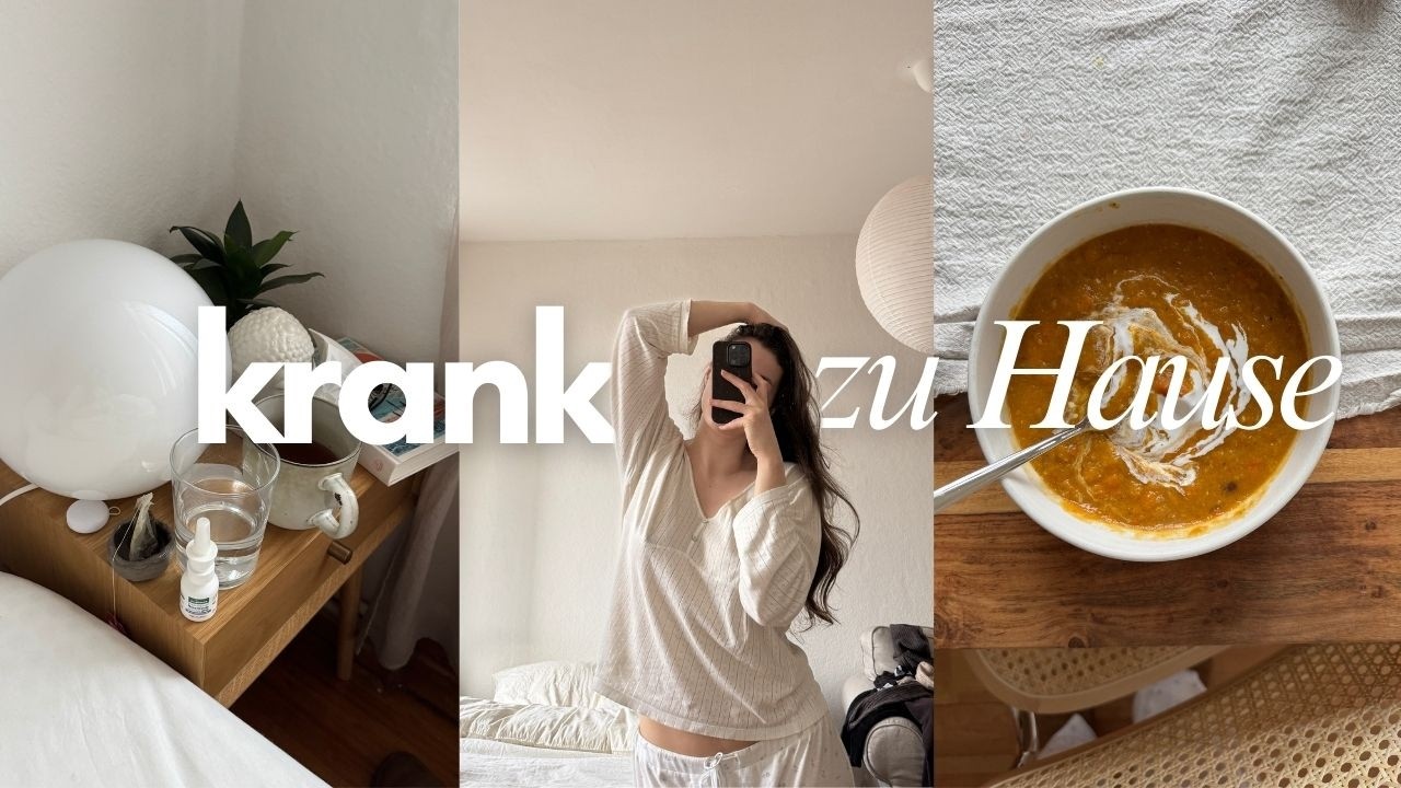Krank sein vlog 🧦🍵| Comfort Food kochen, viel Selfcare & cozy days at home