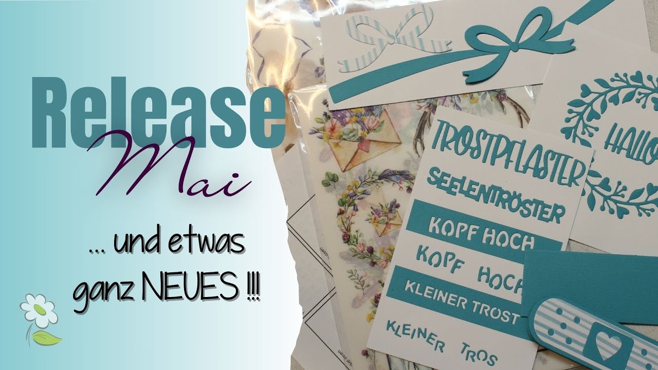 Release + Kreativset Mai | Stempel, Stanzen, Rub ons | ...und ganz neue Produkte !!!