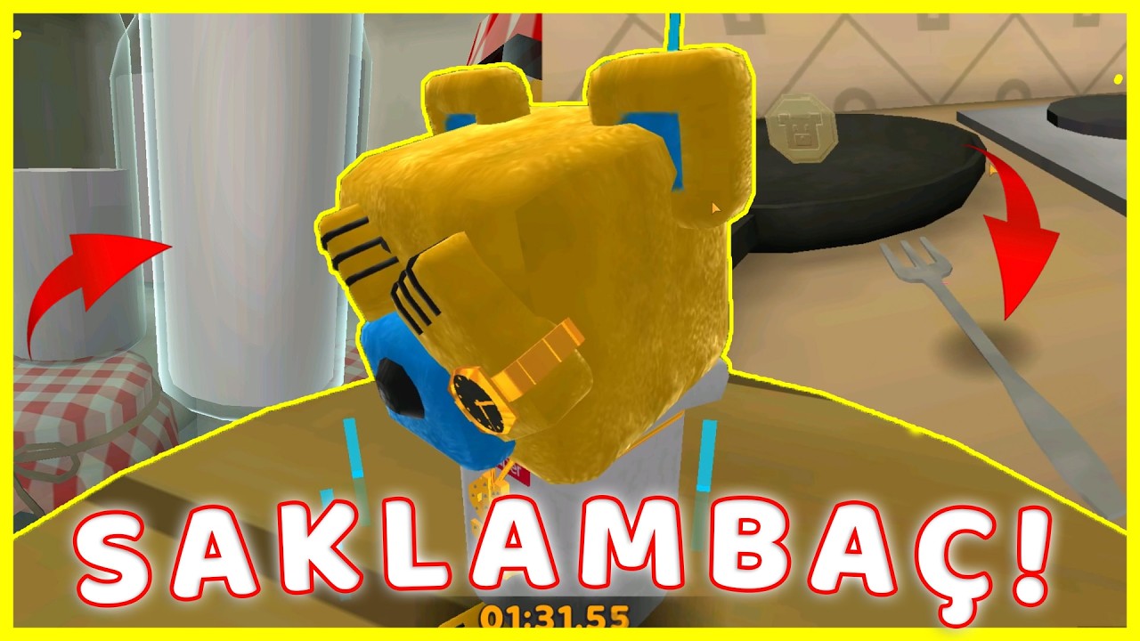 KOCA EVDE SAKLAMBAÇ! HIDE AND SEEK SBA CHALLENGE! SUPER BEAR ADVENTURE MULTIPLAYER