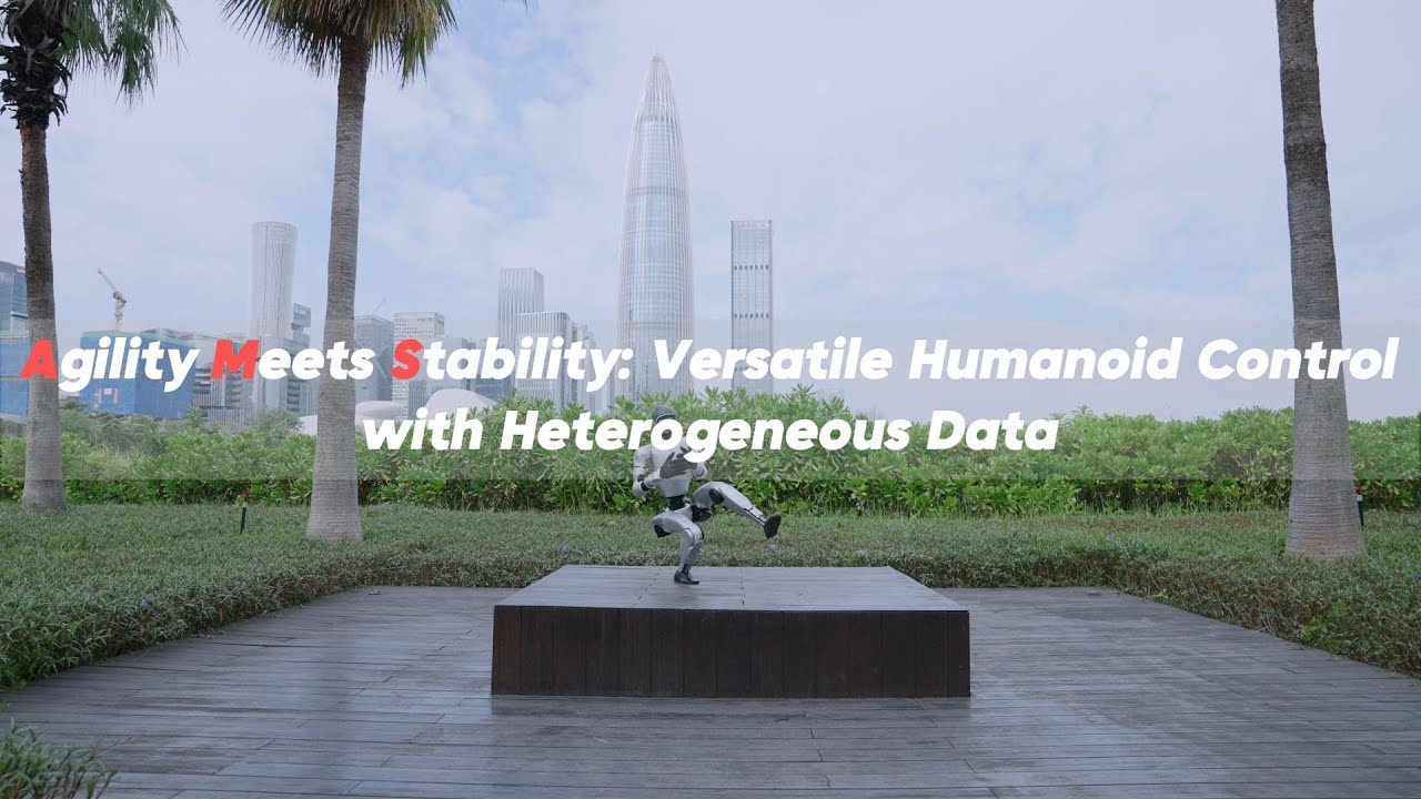 Agility Meets Stability: Versatile Humanoid Control with Heterogeneous Data