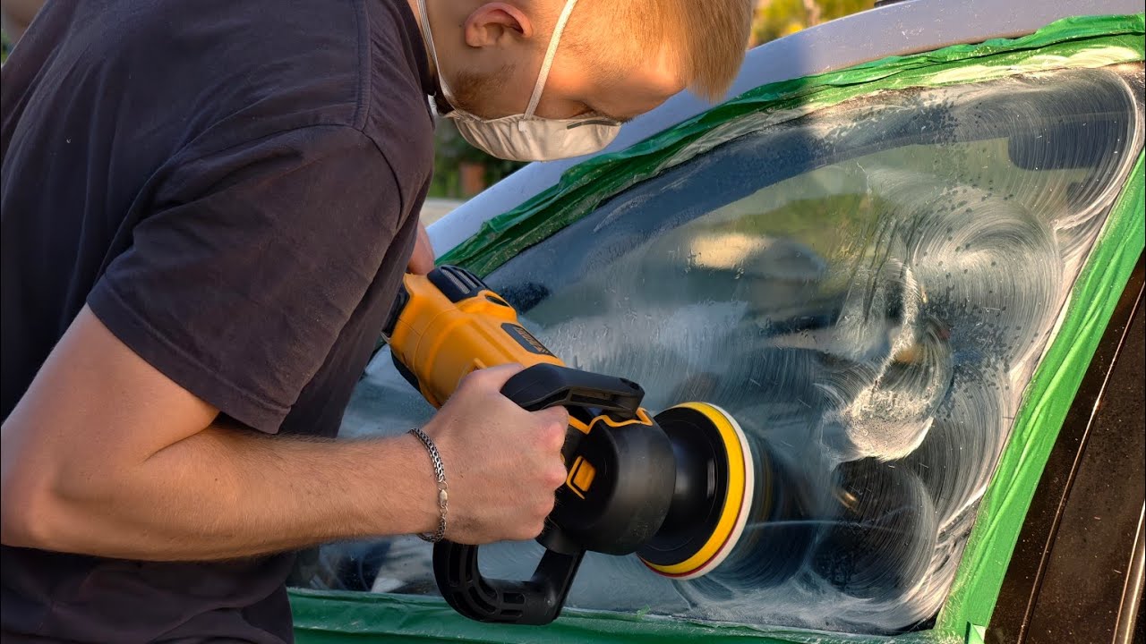 Полировка стекла за 10 МИНУТ! Показываю все как есть