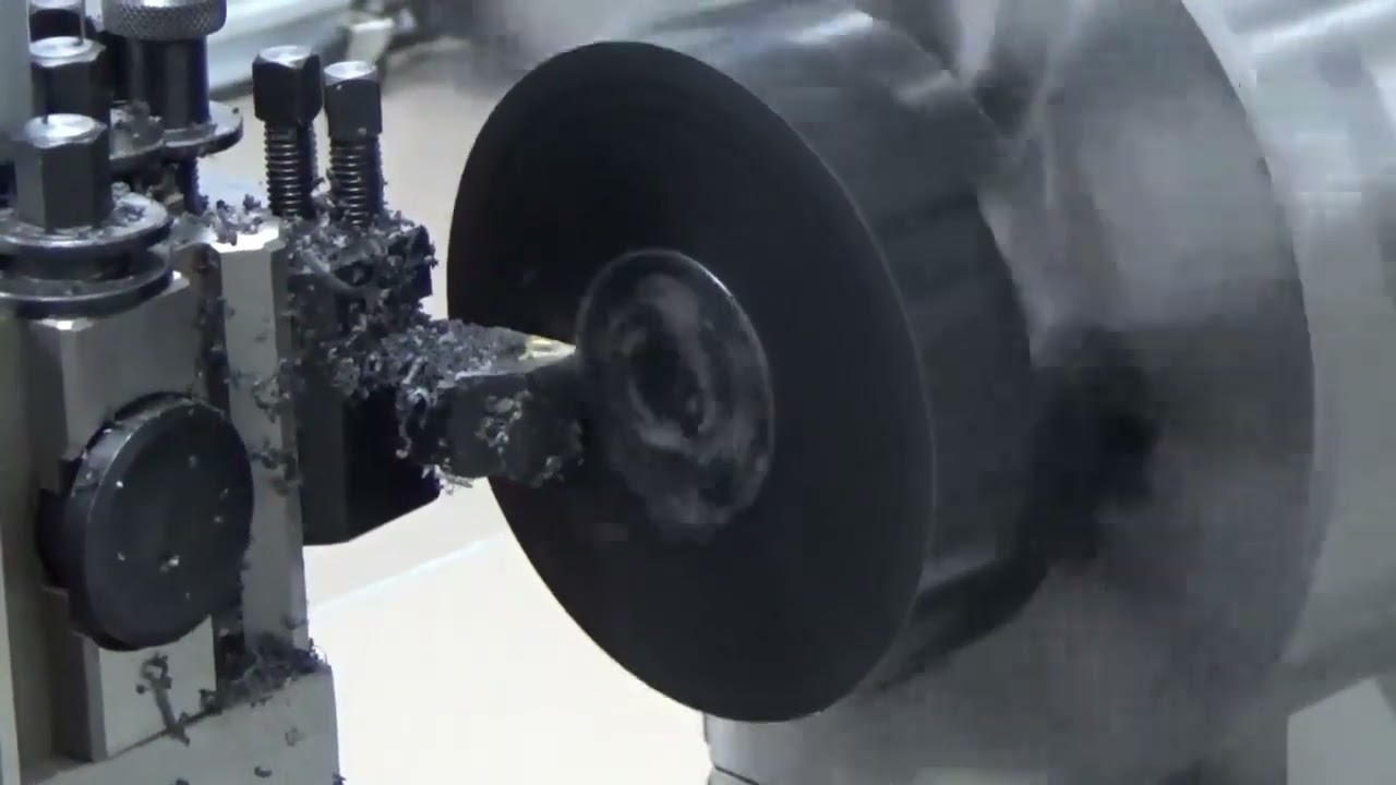 Machining an acetal protective cover for the mill horizontal spindle taper