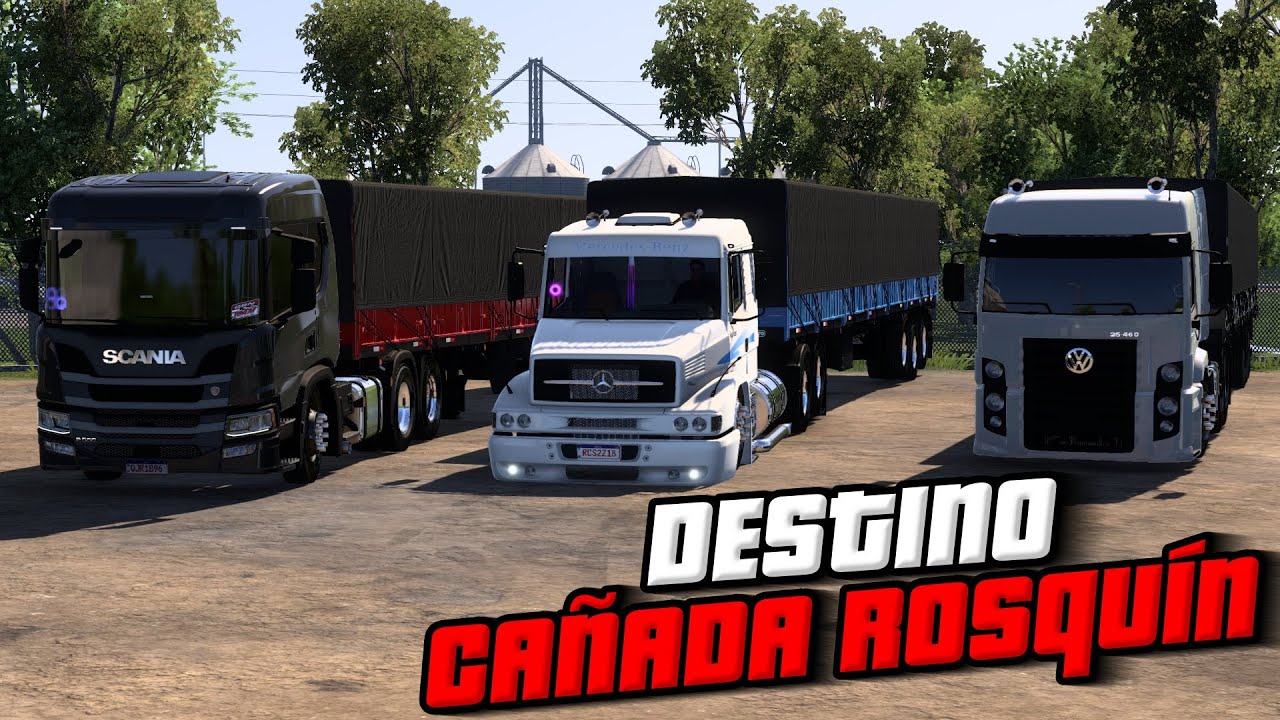 SALIENDO DEL CAMPO CON UNA CARGA DE GRANO! CONVOY EN EL MAPA CEIBO - ETS2 MODS 1.50