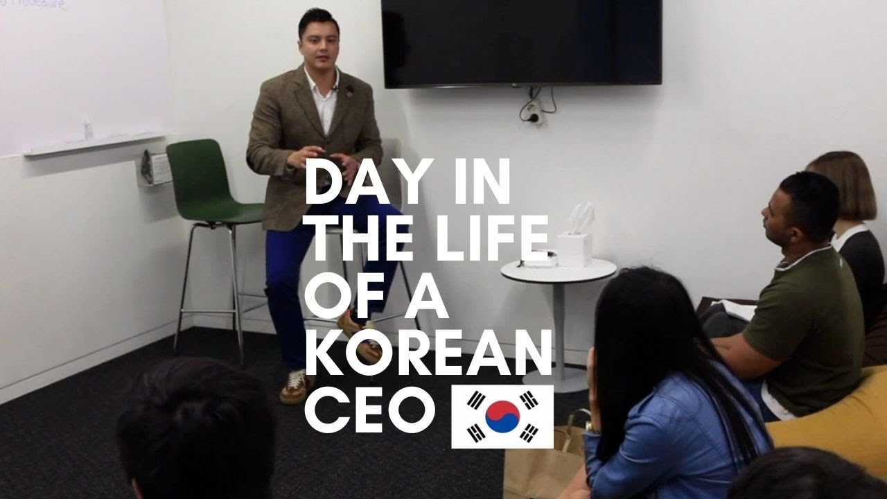 A Day in the Life of a CEO in Korea | Tony Medina
