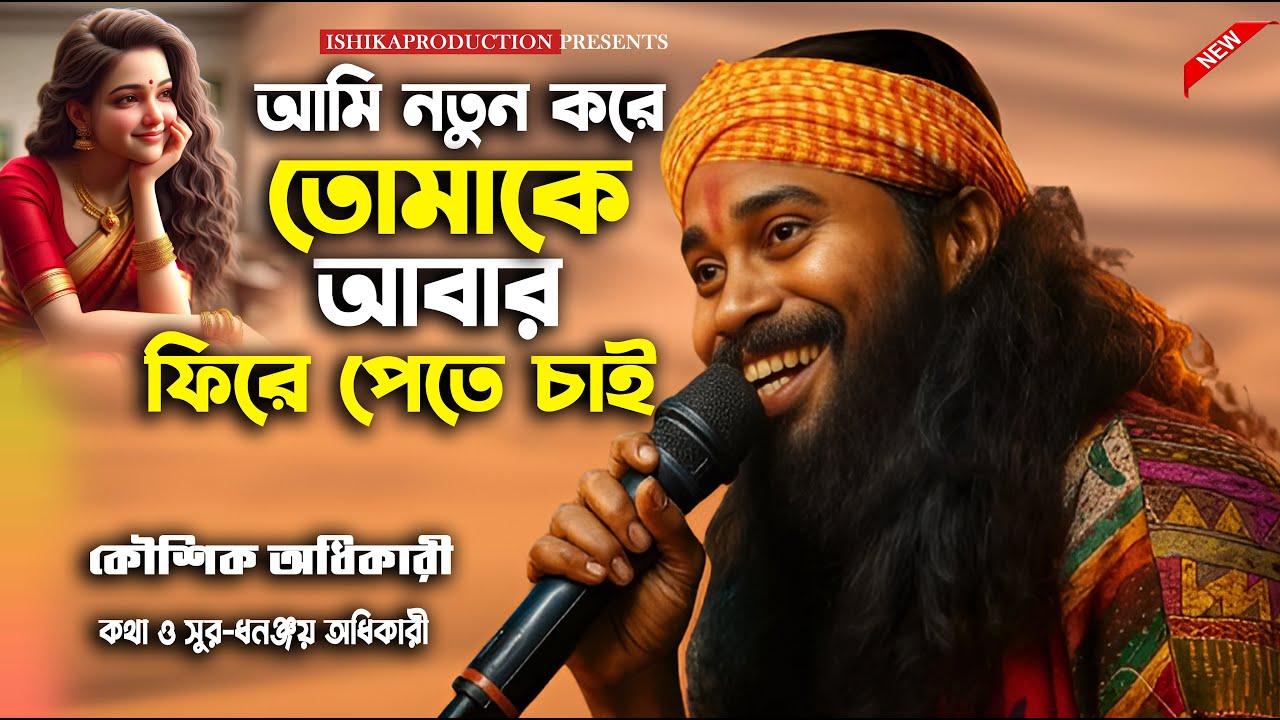 নতুন ভালোবাসার গান | আমি নতুন করে তোমাকে | কৌশিক অধিকারী | Ami Notun Kore | Koushik Adhikari Baul