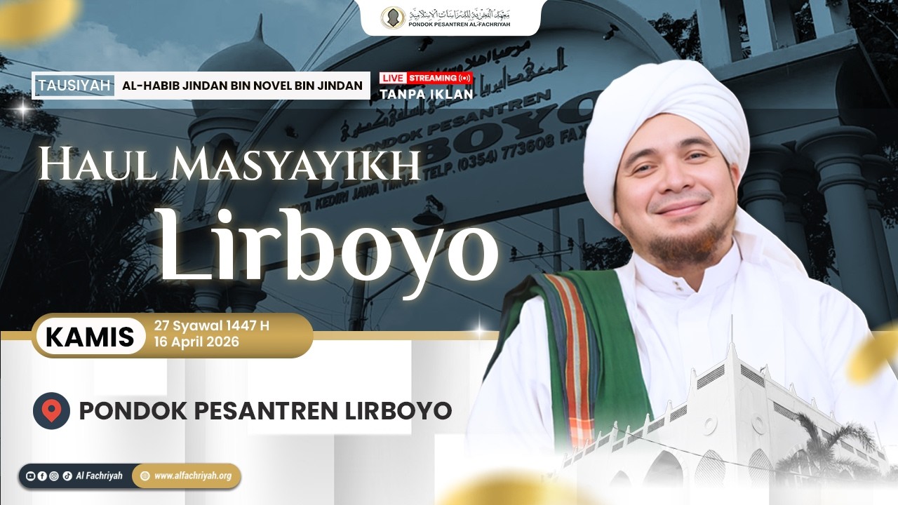 🔴LIVE HABIB JINDAN MAJELIS DZIKIR HAUL MASYAYIKH LIRBOYO | Kamis, 16 April 2026
