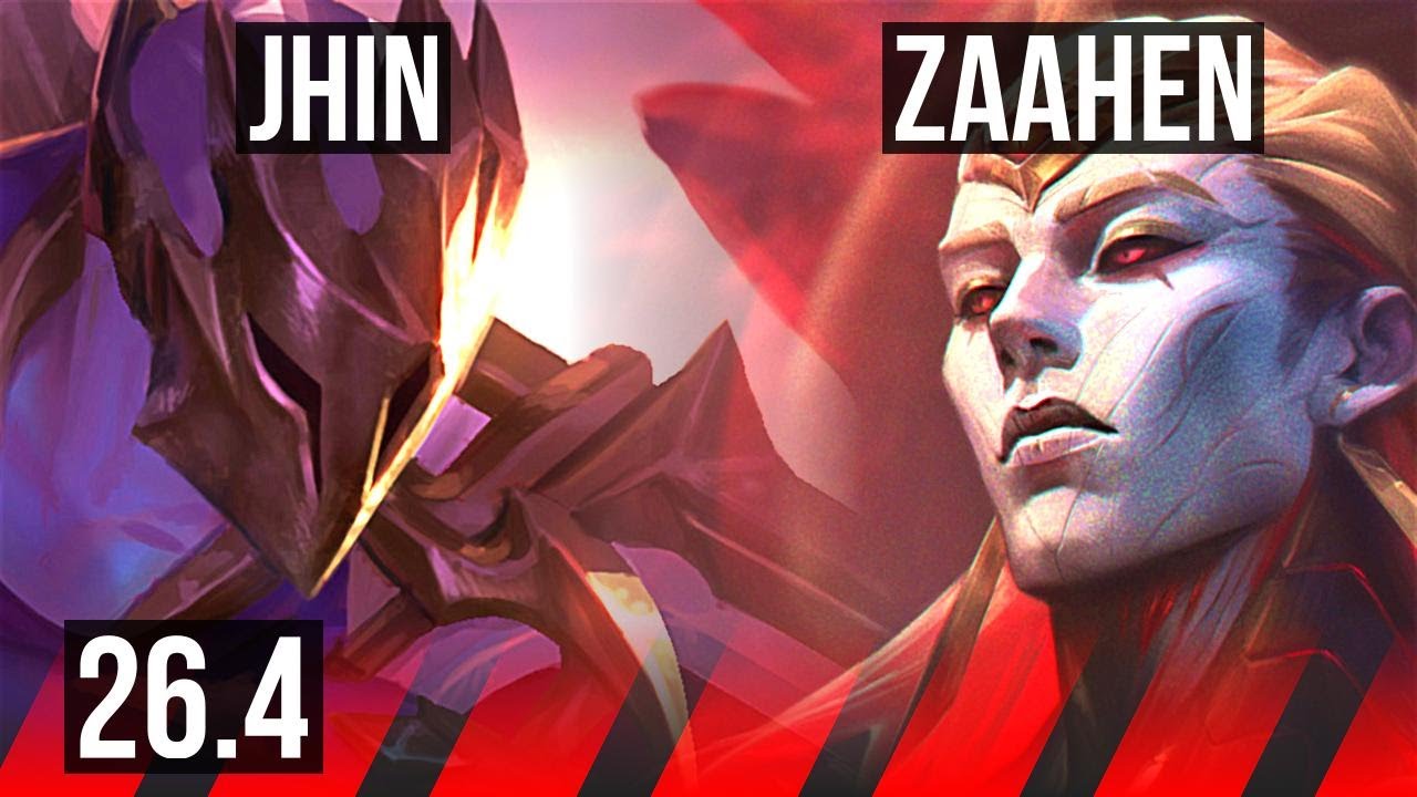 JHIN vs ZAAHEN (TOP) | EUW Master | 26.4