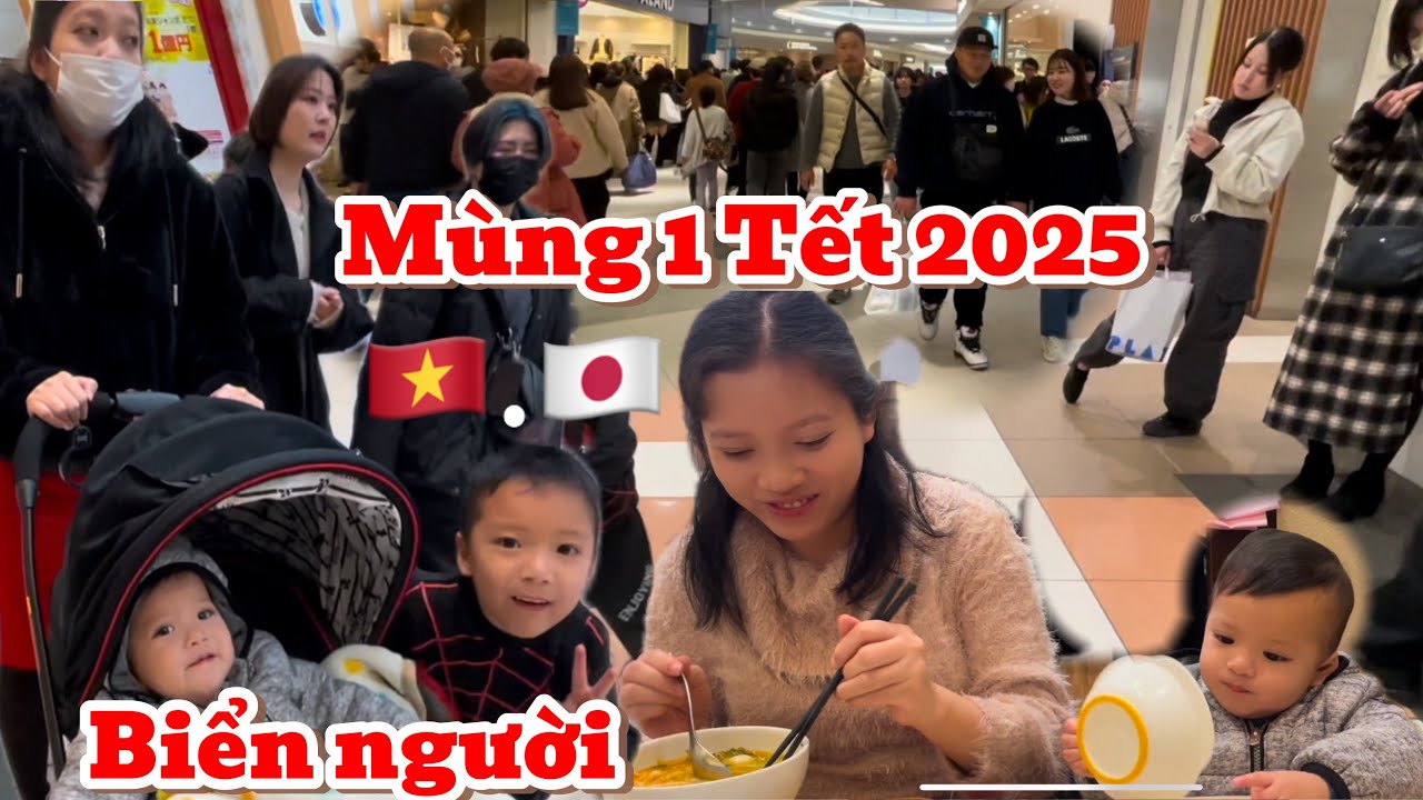 AEON LaKe Town Japan ,Ngày 1 Tết 2025 ,Đông Nghẹt khách, Phát Hiện Nhà Hàng Việt Nam Toàn Món Ngon