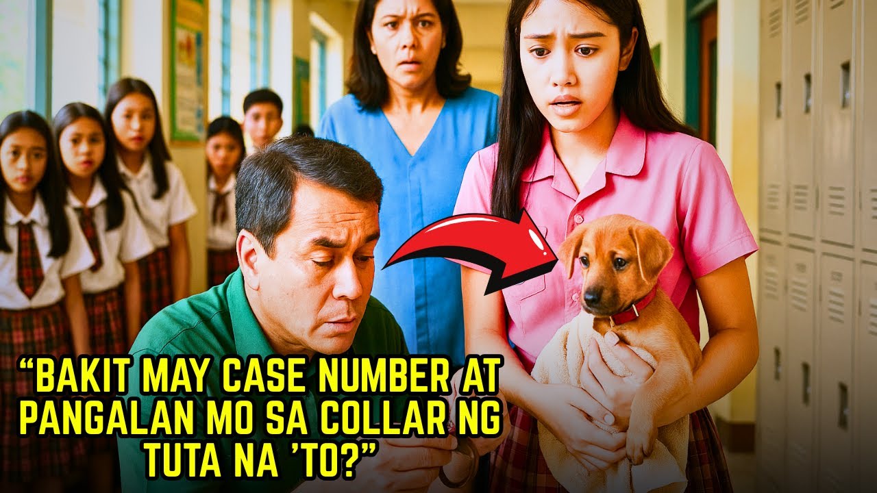 DALAGITA DINALA ANG TUTA SA ESKWELAHAN—NANG MAPANSIN NG PRINCIPAL ANG COLLAR, TUMAWAG NG PULIS
