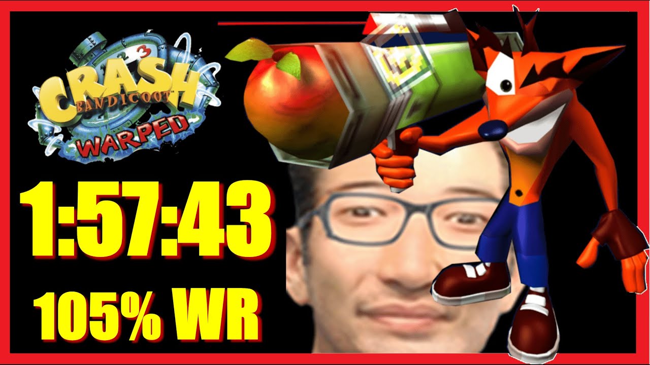 (FWR) Crash 3 105% Speedrun in 1:57:43