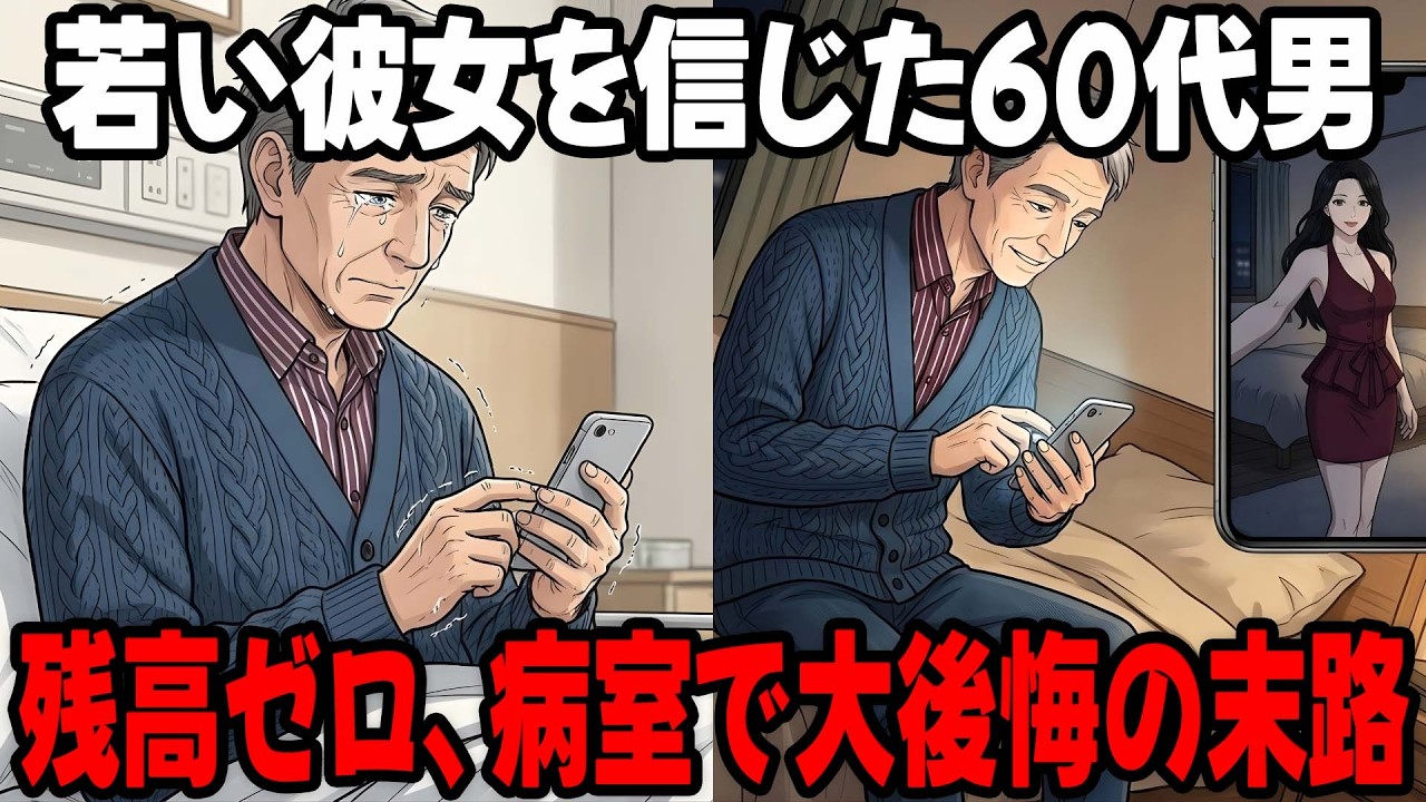 マッチングアプリで出会った恋人の正体はAIだった…退職金を奪われた60歳男性の実話｜孤独を狙うロマンス詐欺の恐怖【シニア朗読】