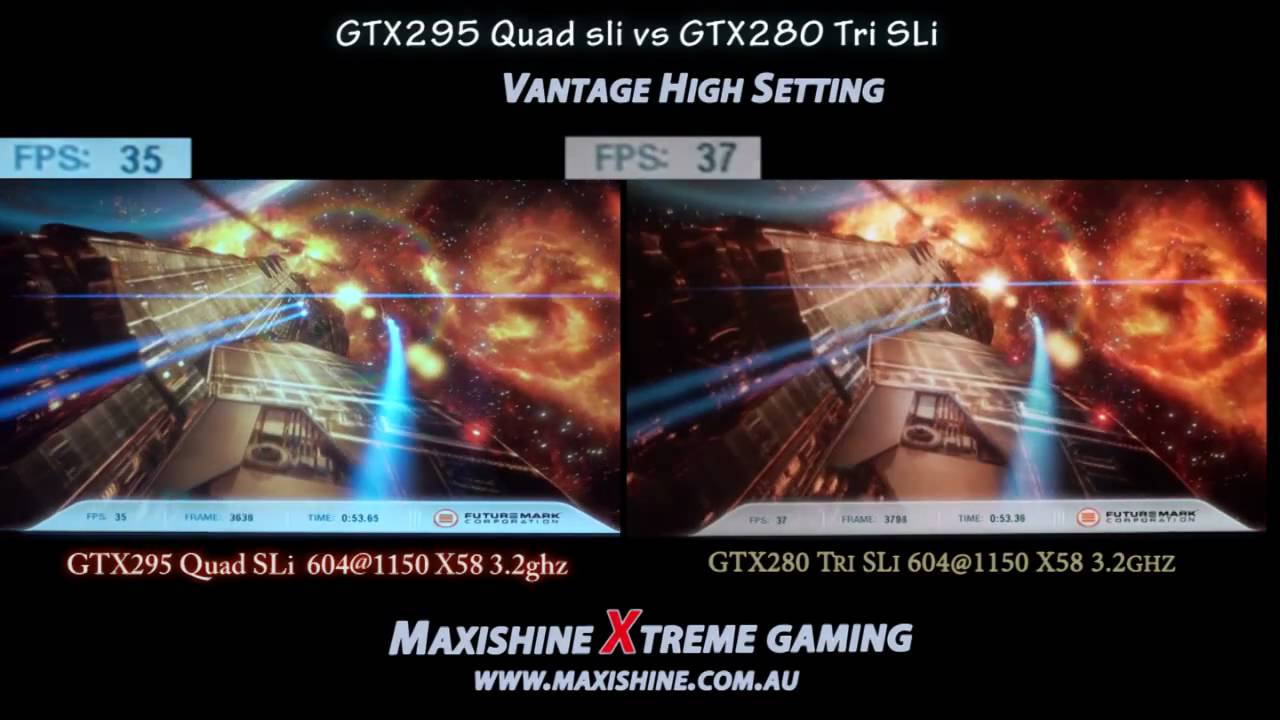 Mega Test GTX295 Quad SLi vs GTX280 Tri SLi