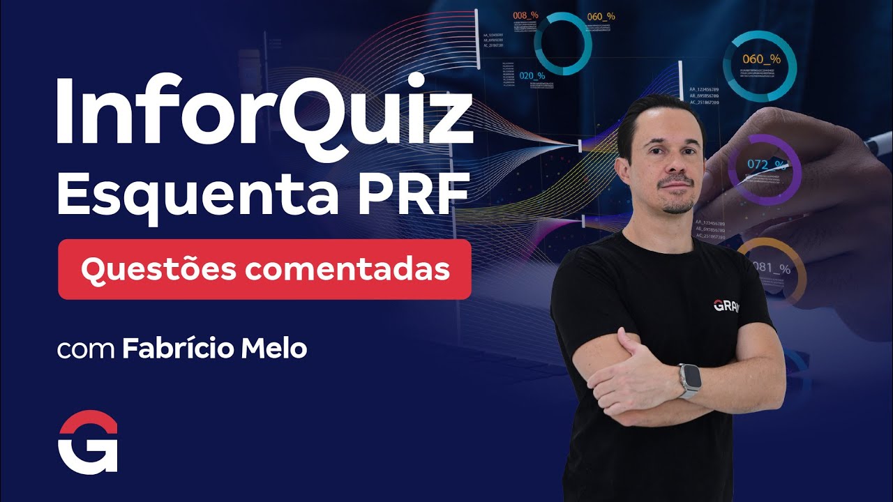 Inforquiz | Esquenta PRF: Quest&otilde;es comentadas com Fabr&iacute;cio Melo