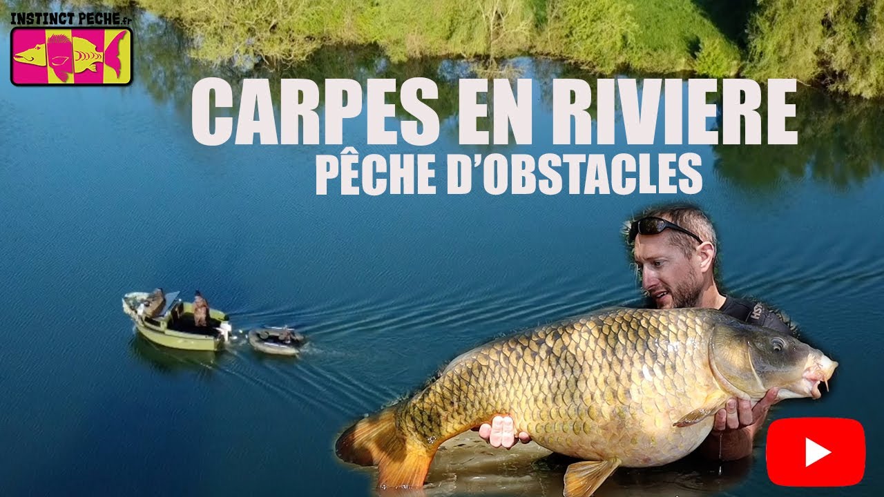 Carpes en Rivière, Pêche D'Obstacles