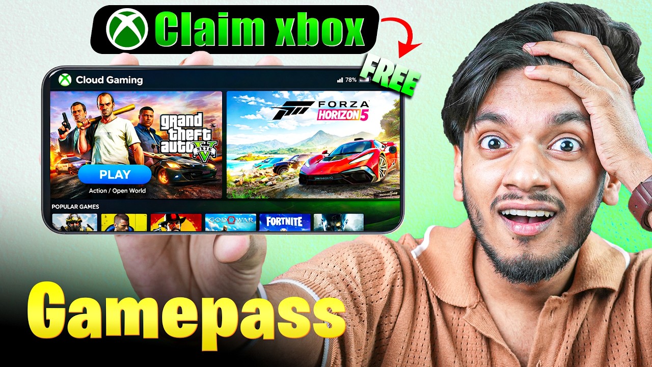 Claim FREE Xbox Game Pass To Play GTA 5 on Mobile !😱😱