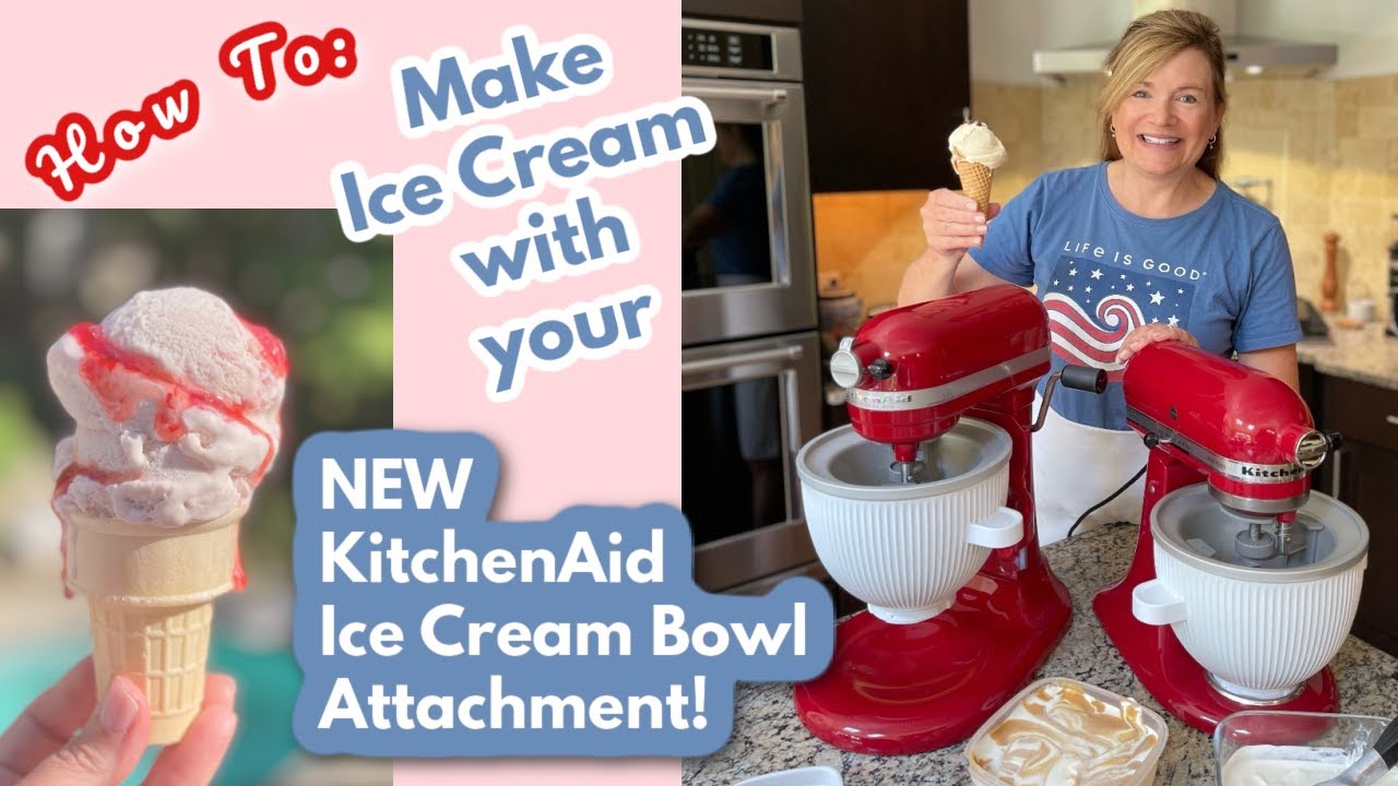 Как приготовить мороженое с помощью новой насадки для мороженого KitchenAid