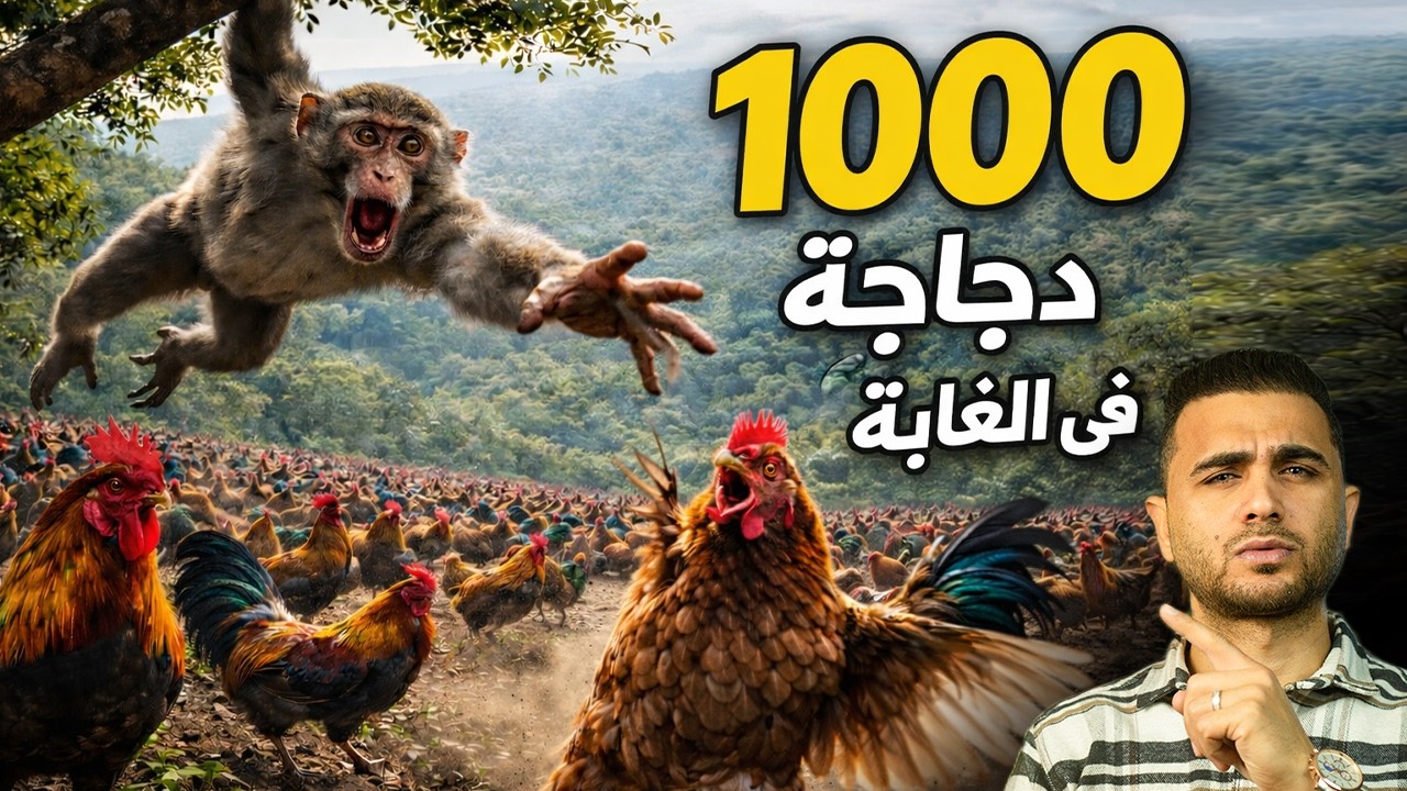 وضعوا 1000 دجاجة في الغابة😱 والنتيجة صادمة!