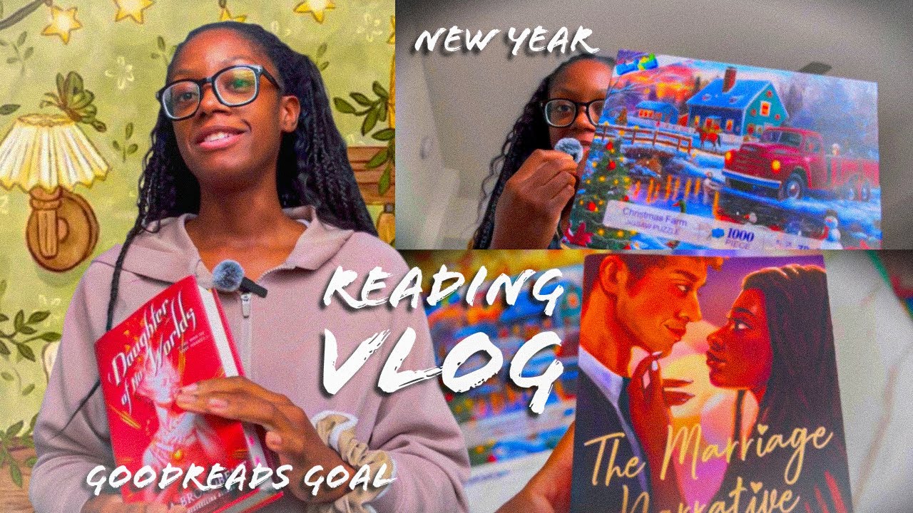 cozy reading vlog: new year, new books ✨🧸📖