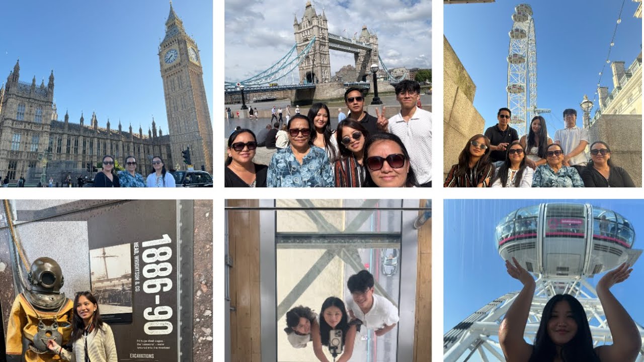 #londonvisit #day1 #towerbridgelondon #londoneye #withloveones #summer2025 #beautifulmoments #❤️