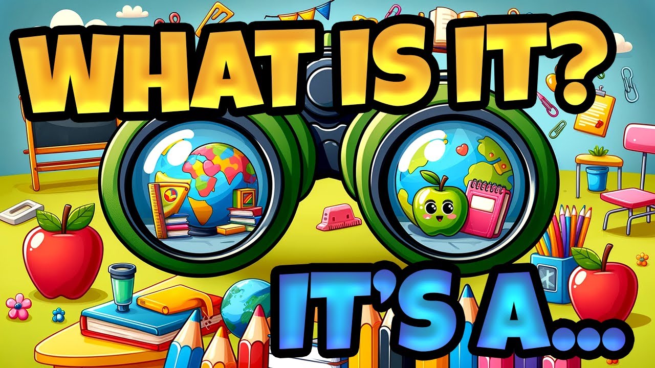Classroom Objects Guessing Game - An ESL Guessing Game For KIDS
