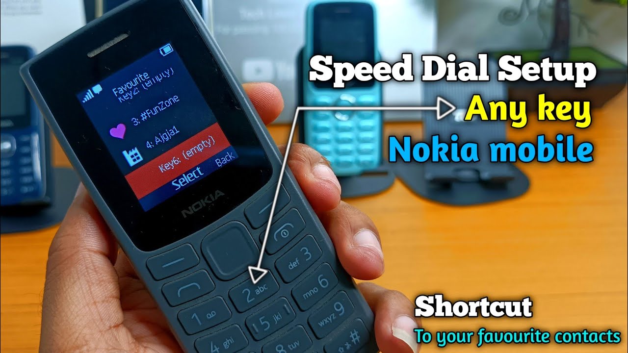 How to enable speed dial in nokia keypad phone || speed dial on Nokia phone