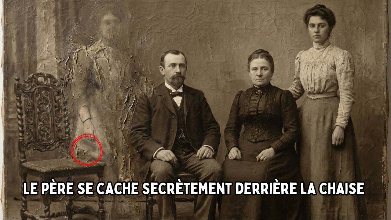 Portrait de famille 1911, tendre... jusqu'a voir ce que le pere cache derriere la chaise en secret!!